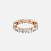  Heart Eternity Ring 14k Rose Gold 3 0 001