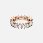  Heart Eternity Ring 14k Rose Gold 6 5 001