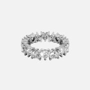  Heart Eternity Ring 14k White Gold 5 5 001