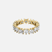  Heart Eternity Ring 14k Yellow Gold 4 5 001