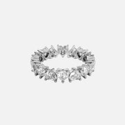  Heart Eternity Ring 18k White Gold 4 5 001