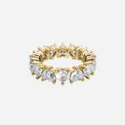  Heart Eternity Ring 18k Yellow Gold 6 5 001