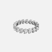  Heart Shared Prong Eternity Ring 14k White Gold 3 0 001