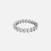  Heart Shared Prong Eternity Ring 18k White Gold 2 5 001