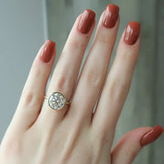 The Bezel Helena Round Solitaire Moissanite Ring - KNT - Engagement Rings, Wedding Bands & Fine Jewelry