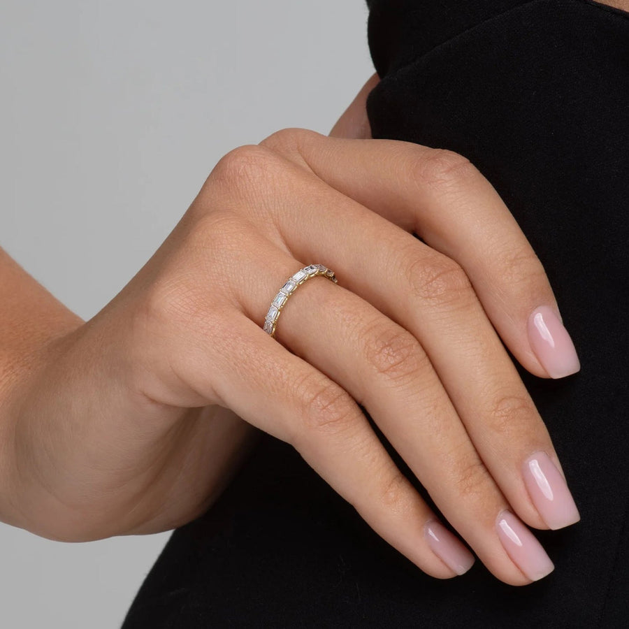 The Eternity Horizons Prong Moissanite Ring - KNT - Engagement Rings, Wedding Bands & Fine Jewelry