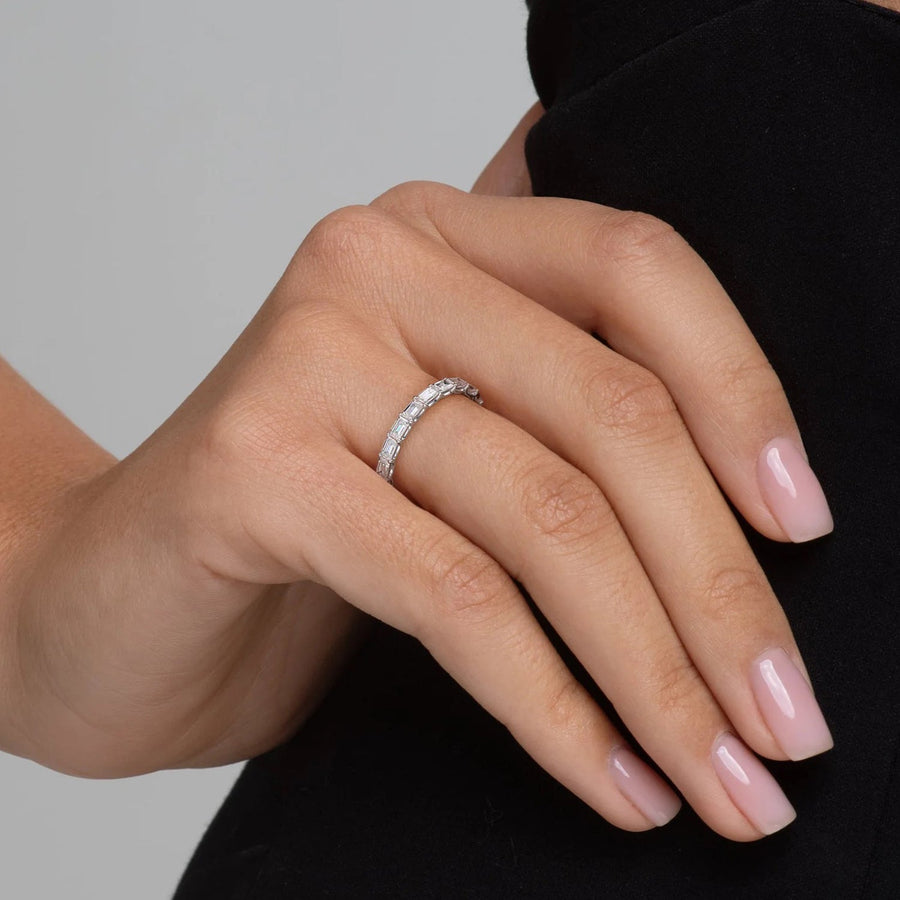 The Eternity Horizons Prong Moissanite Ring - KNT - Engagement Rings, Wedding Bands & Fine Jewelry