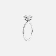 The Pave Infinity Round Moissanite Ring - KNT - Engagement Rings, Wedding Bands & Fine Jewelry