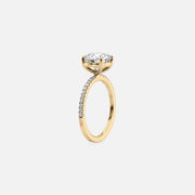 The Pave Infinity Cushion Moissanite Ring - KNT - Engagement Rings, Wedding Bands & Fine Jewelry