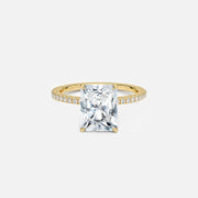 The Pave Infinity Radiant Moissanite Ring - KNT - Engagement Rings, Wedding Bands & Fine Jewelry