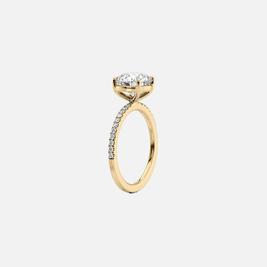 The Pave Infinity Emerald Moissanite Ring - KNT - Engagement Rings, Wedding Bands & Fine Jewelry