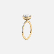 The Pave Infinity Round Moissanite Ring - KNT - Engagement Rings, Wedding Bands & Fine Jewelry