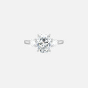 The Three Stone Julia Cushion Moissanite Ring - KNT - Engagement Rings, Wedding Bands & Fine Jewelry