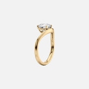 The Solitaire Karen Round Moissanite Ring - KNT - Engagement Rings, Wedding Bands & Fine Jewelry