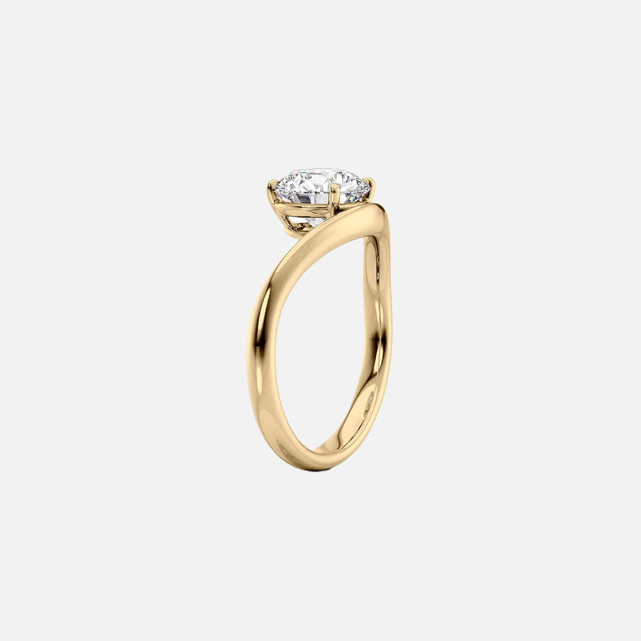 The Solitaire Karen Round Moissanite Ring - KNT - Engagement Rings, Wedding Bands & Fine Jewelry