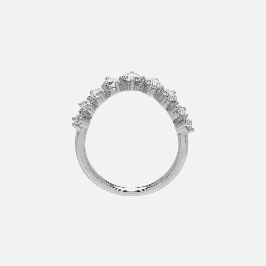 The Pave Luminous Ember Prong Moissanite Ring - KNT - Engagement Rings, Wedding Bands & Fine Jewelry