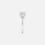 The Three Stone Luna Cushion Moissanite Ring - KNT - Engagement Rings, Wedding Bands & Fine Jewelry