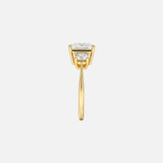 The Three Stone Luna Princess Moissanite Ring - KNT - Engagement Rings, Wedding Bands & Fine Jewelry