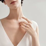 The Solitaire Marinella Round Moissanite Ring - KNT - Engagement Rings, Wedding Bands & Fine Jewelry