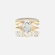 Marquise Royal & Opal Ring Stack - KNT - Engagement Rings, Wedding Bands & Fine Jewelry