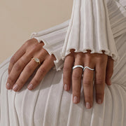 The Solid Maya Moissanite Ring - KNT - Engagement Rings, Wedding Bands & Fine Jewelry