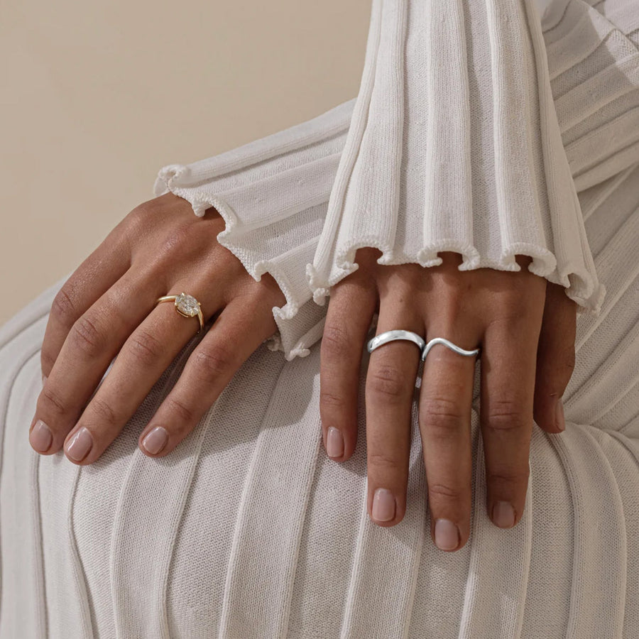 The Solid Maya Moissanite Ring - KNT - Engagement Rings, Wedding Bands & Fine Jewelry