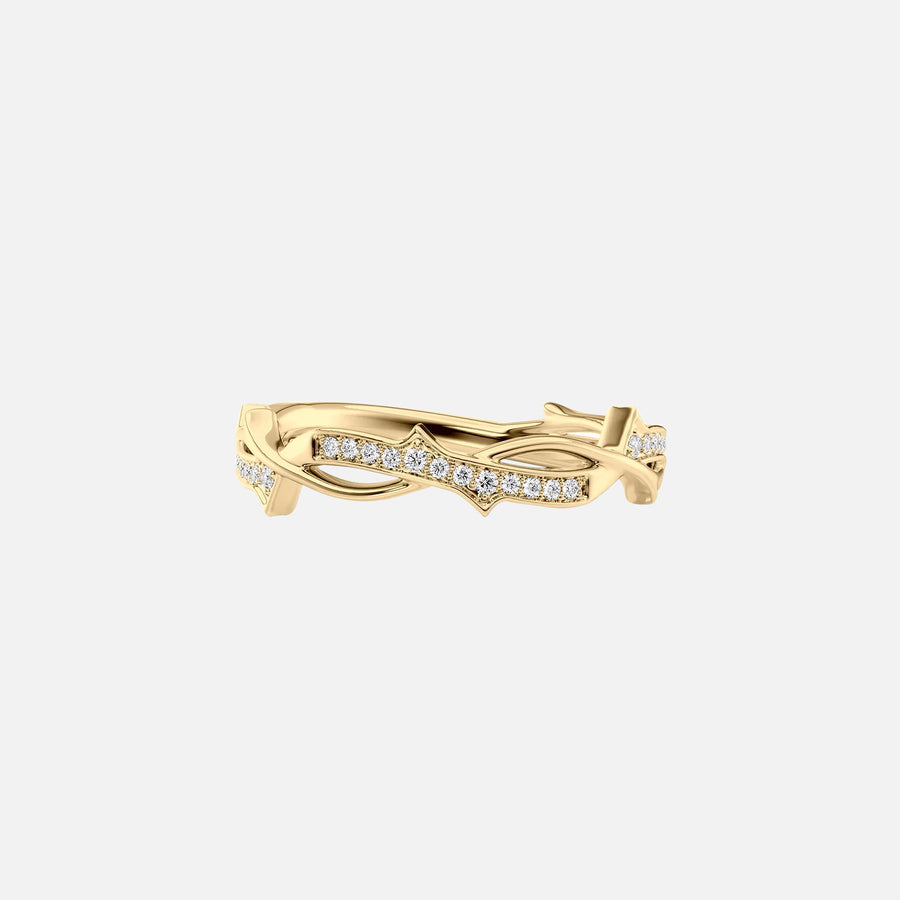 The Pave Meadow's Grace Nature Moissanite Ring - KNT - Engagement Rings, Wedding Bands & Fine Jewelry