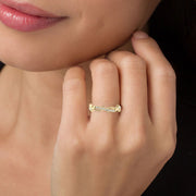 The Pave Meadow's Grace Nature Moissanite Ring - KNT - Engagement Rings, Wedding Bands & Fine Jewelry