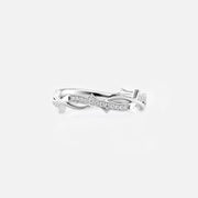 The Pave Meadow's Grace Nature Moissanite Ring - KNT - Engagement Rings, Wedding Bands & Fine Jewelry