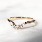 The Prong Monique Pave Moissanite Ring - KNT - Engagement Rings, Wedding Bands & Fine Jewelry