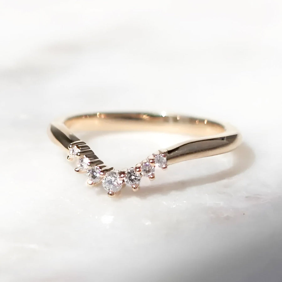 The Prong Monique Pave Moissanite Ring - KNT - Engagement Rings, Wedding Bands & Fine Jewelry
