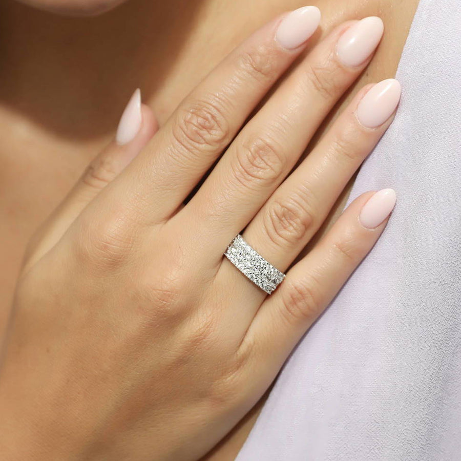 The Prong Noble Charm Moissanite Ring - KNT - Engagement Rings, Wedding Bands & Fine Jewelry