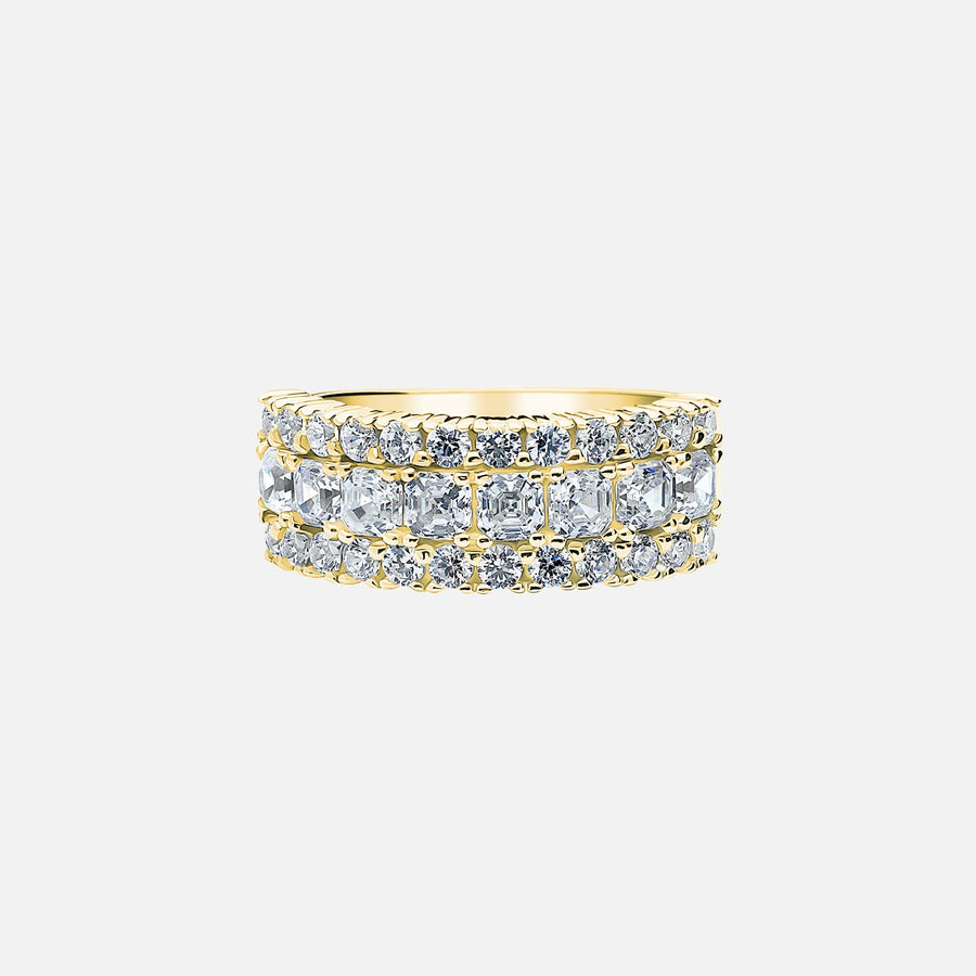 The Prong Noble Charm Moissanite Ring - KNT - Engagement Rings, Wedding Bands & Fine Jewelry
