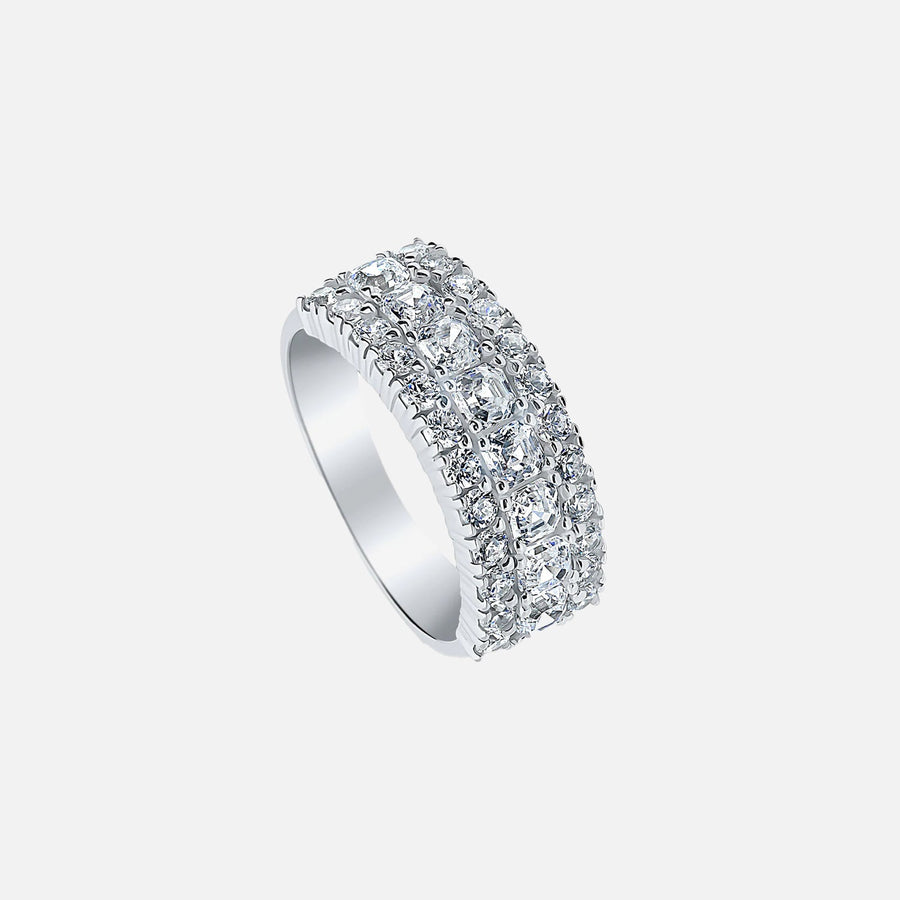 The Prong Noble Charm Moissanite Ring - KNT - Engagement Rings, Wedding Bands & Fine Jewelry