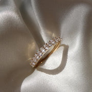 The Pave Noble Prong Moissanite Ring - KNT - Engagement Rings, Wedding Bands & Fine Jewelry