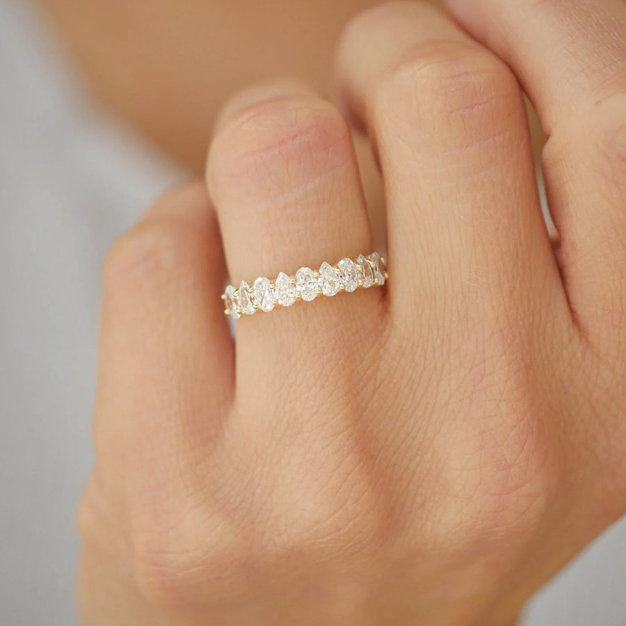The Prong Opal Moissanite Ring - KNT - Engagement Rings, Wedding Bands & Fine Jewelry