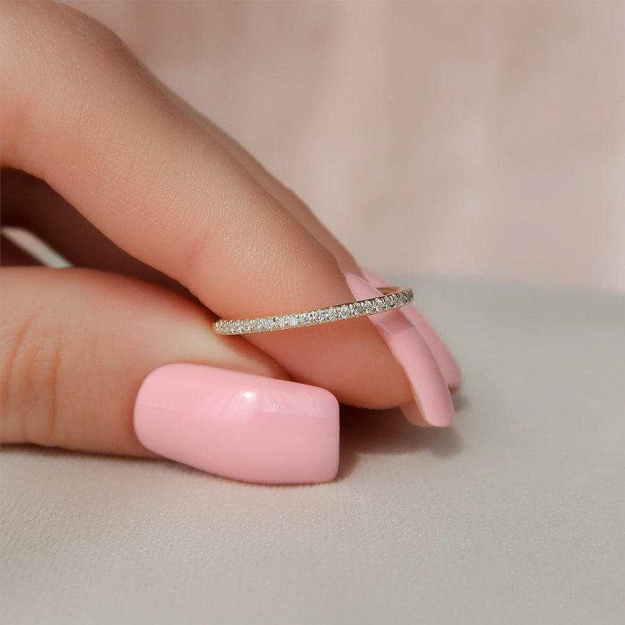 The Pave Opulent Aurora Moissanite Ring - KNT - Engagement Rings, Wedding Bands & Fine Jewelry