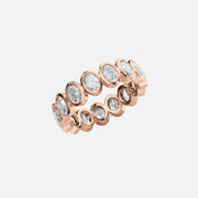  Oval Bezel Eternity Ring 14k Rose Gold 3 0 002