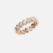  Oval Bezel Eternity Ring 18k Rose Gold 1 7 002