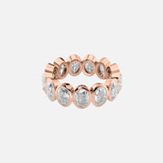  Oval Bezel Eternity Ring 18k Rose Gold 5 0 001