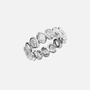  Oval Bezel Eternity Ring 18k White Gold 3 0 002