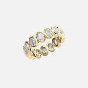  Oval Bezel Eternity Ring 18k Yellow Gold 3 0 002