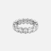  Oval Eternity Ring 14k White Gold 5 5 001