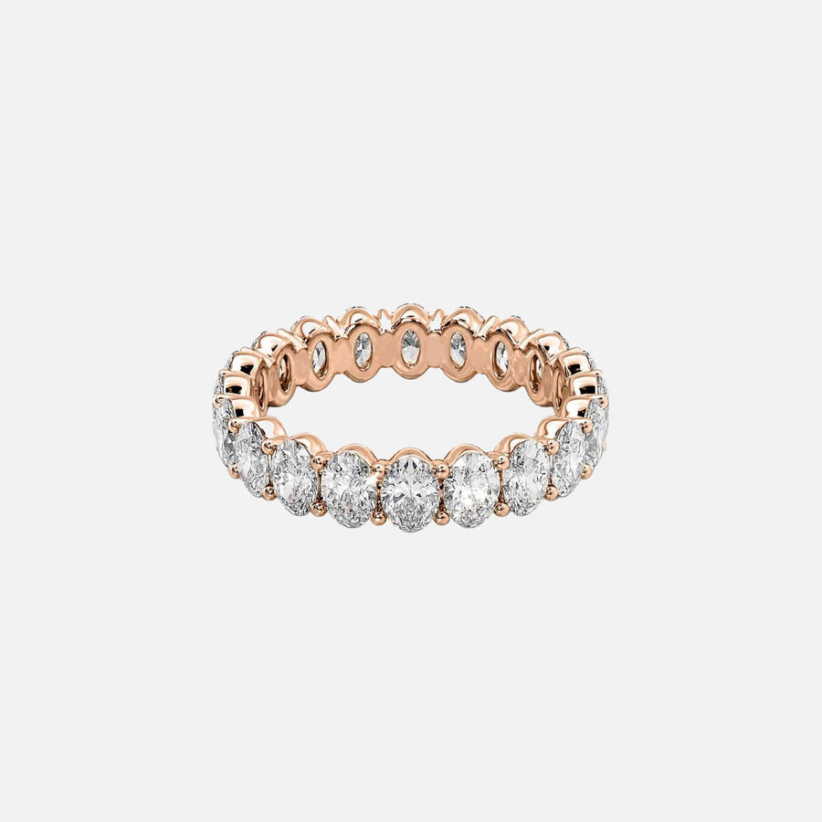  Oval Eternity Ring 18k Rose Gold 3 0 001