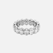  Oval Eternity Ring 18k White Gold 6 5 001