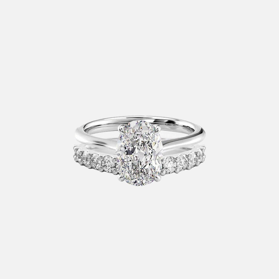 Oval Glamour Ring Stack - KNT - Engagement Rings, Wedding Bands & Fine Jewelry