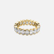  Oval Half Bezel Eternity Ring 14k Yellow Gold 3 0 001