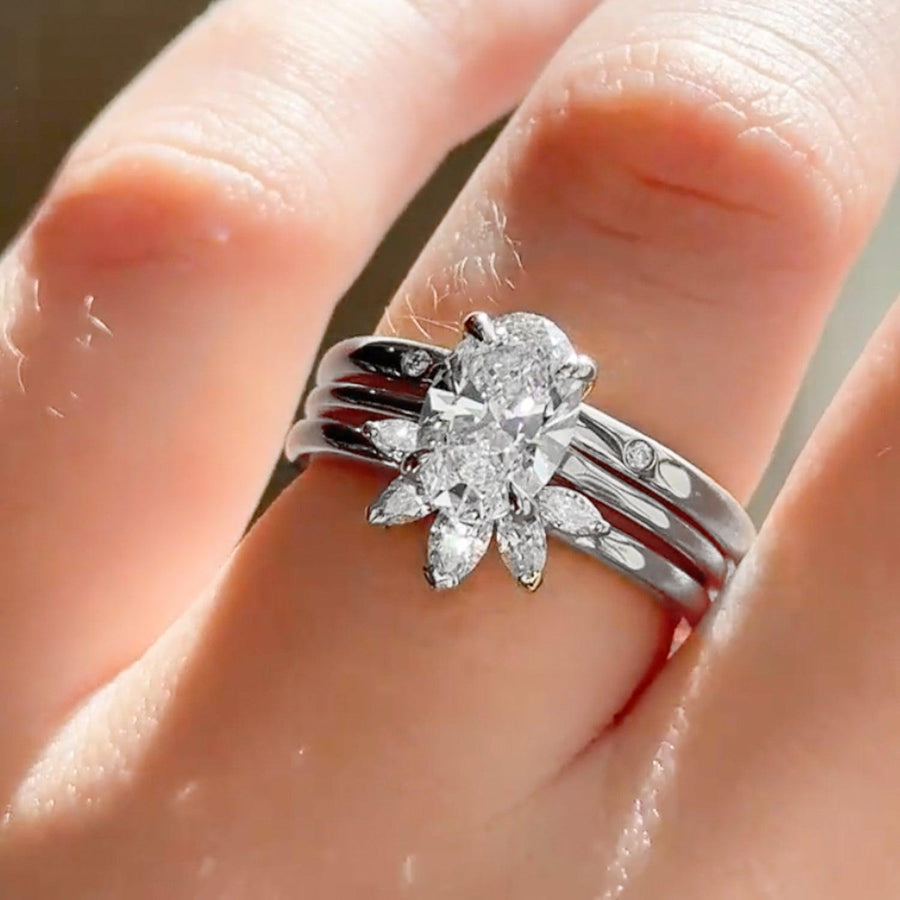 Oval Harmony Ring Stack - Main Image