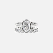 Oval Helena Ring Stack - KNT - Engagement Rings, Wedding Bands & Fine Jewelry