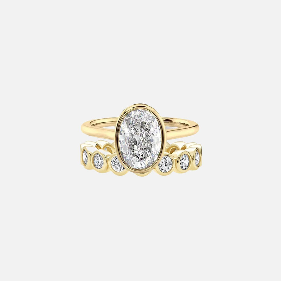 Oval Helena Ring Stack - KNT - Engagement Rings, Wedding Bands & Fine Jewelry